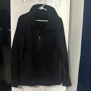 Women’s Lululemon Black Half-Zip Sweater